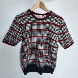 Evan Picone Houndstooth ANGORA Sweater